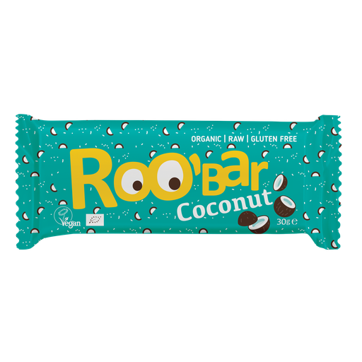 [77918] Barre Energétique Chia & Noix de Coco Bio 30g x20 Roo'bar