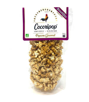 [87206BB] Popcorn Caramel et Epices à pain d'épices Bio 80g x6 Cocoripop