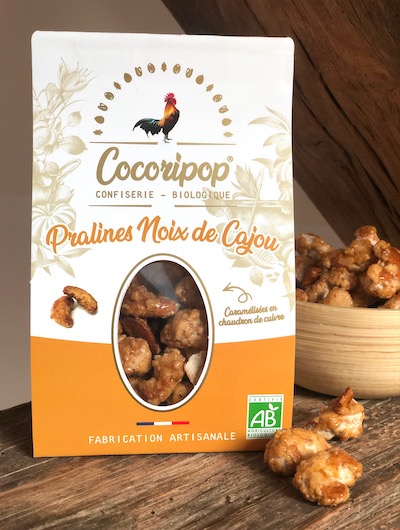 Pralines Noix de Cajou Bio 100g x9 Cocoripop