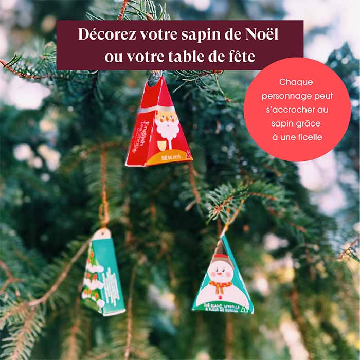 Coffret Personnages de Noël à Décorer Bio 12 sachets x6 ETS