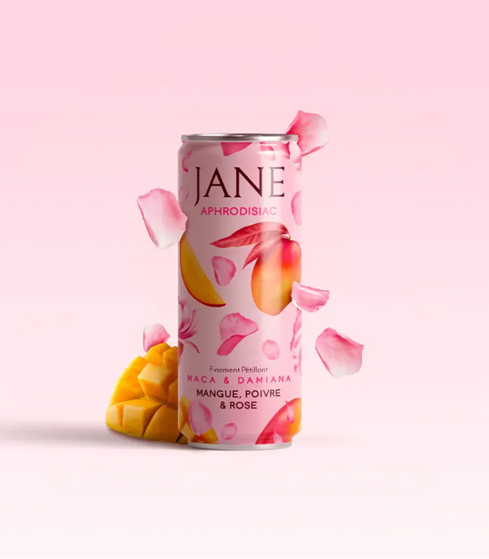 Boissons finement pétillante Mangue, Poivre & Rose - Aphrosidiac 25cl x24 Jane