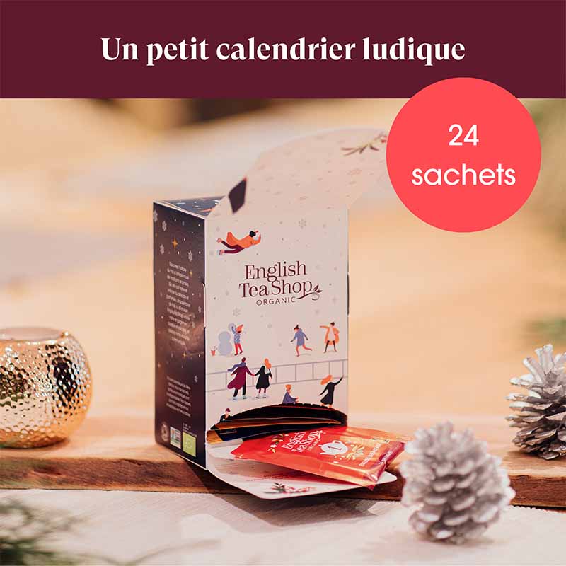 Calendrier l’Avent Mini Bleu Bio 24 sachets x6 ETS