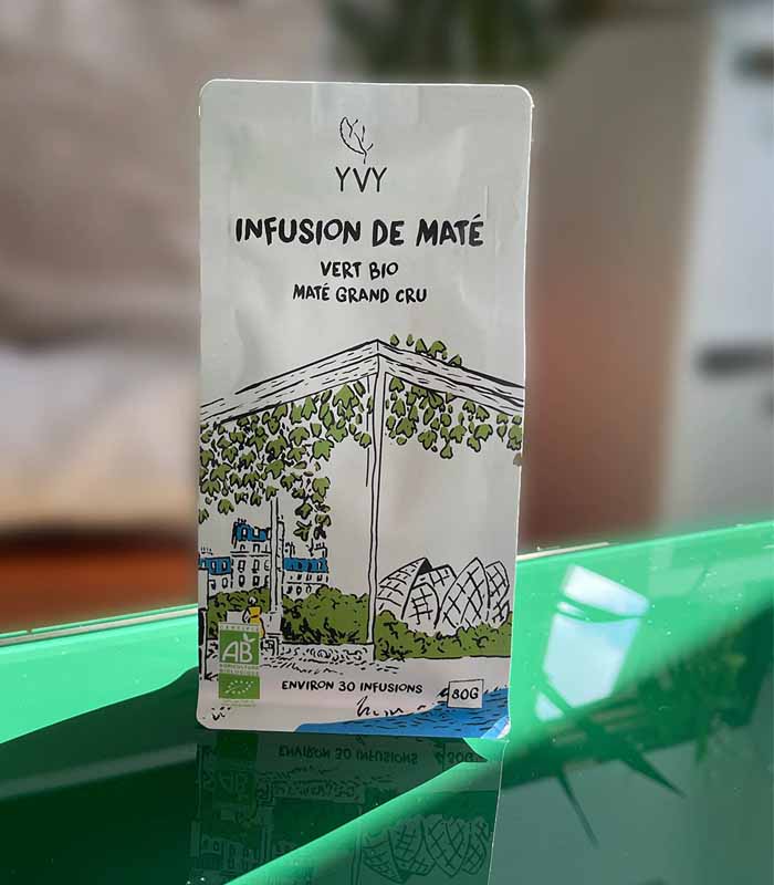 Infusion de Maté Vert Bio - Grand Cru 80g x9 Yvy Maté