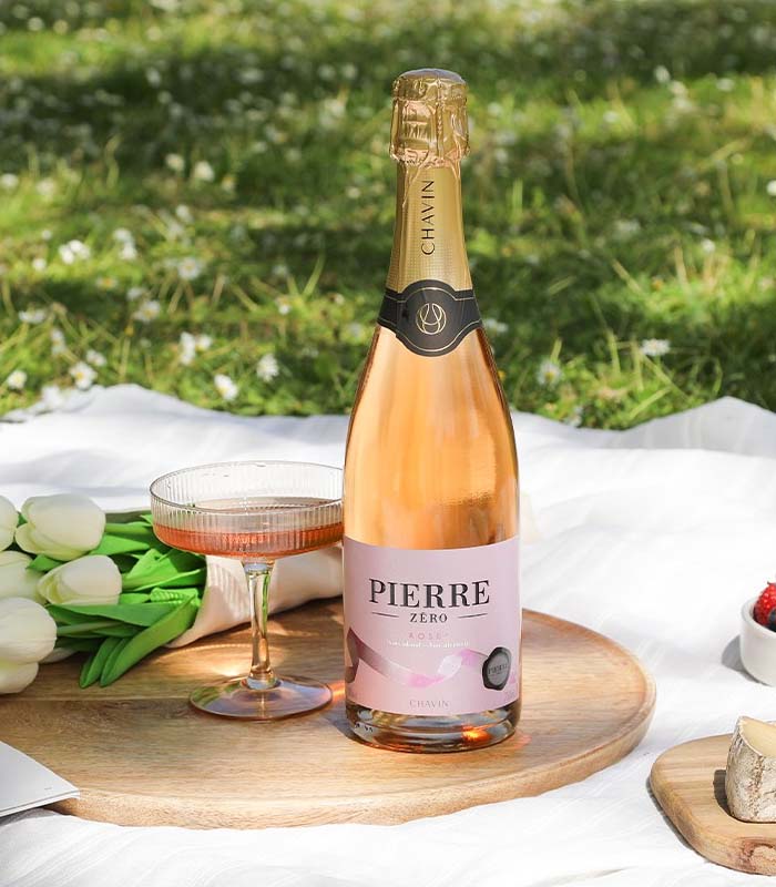 Rosé Effervescent sans Alcool 75cl x6 Pierre Zéro