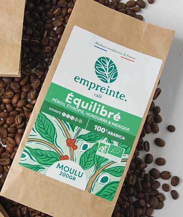 Café Equilibré 200g GRAINS x6 Empreinte