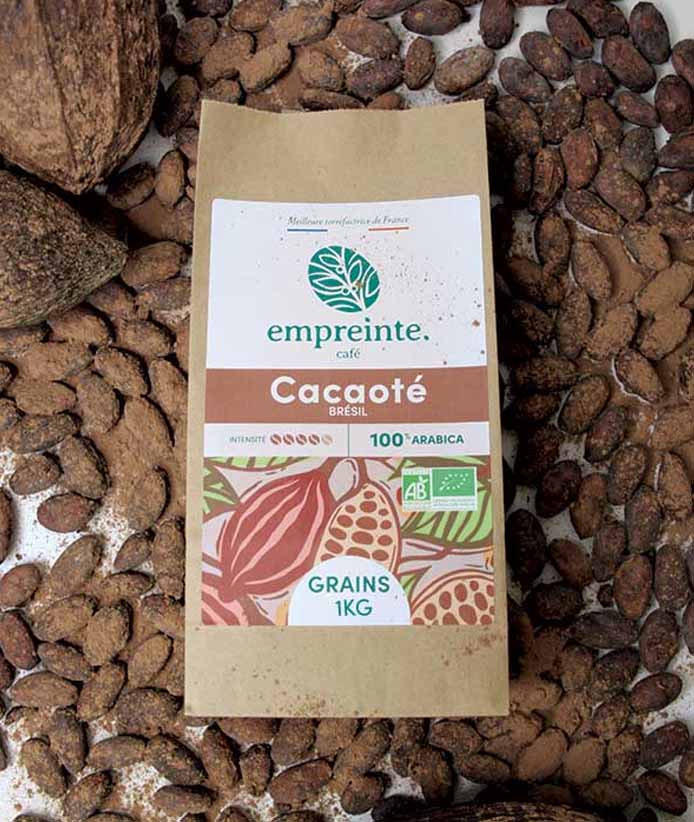 Café CACAOTE 1Kg GRAINS x6 Empreinte