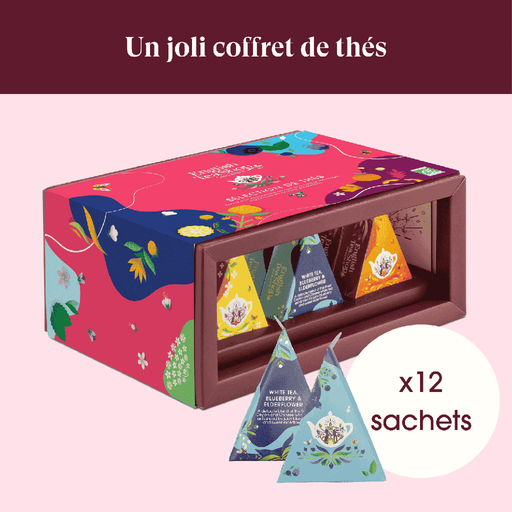 Coffret Prismes Sélection de Thés Bio 12 sachets x6 ETS