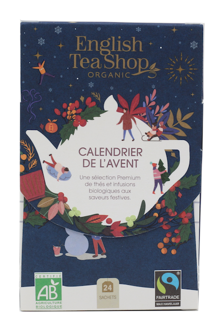 Calendrier l’Avent Mini Bleu Bio 24 sachets x6 ETS