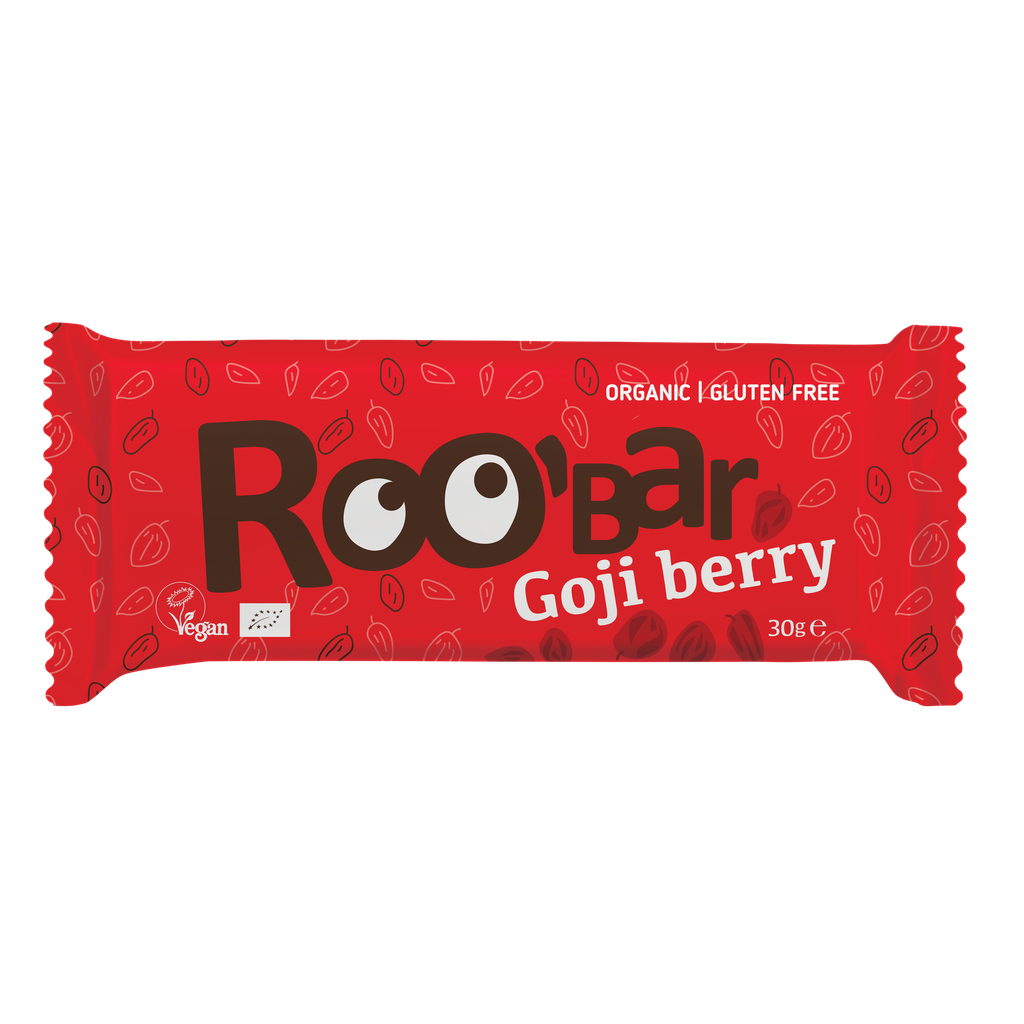 Barre Energétique Baies de Goji Bio 30g x20 Roo'bar