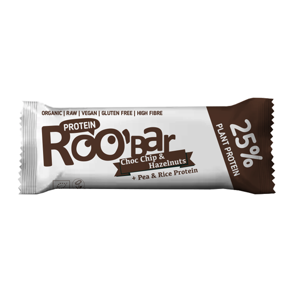 Barre Protéinée Chocolat Noisettes Bio 40g x16 Roo'bar