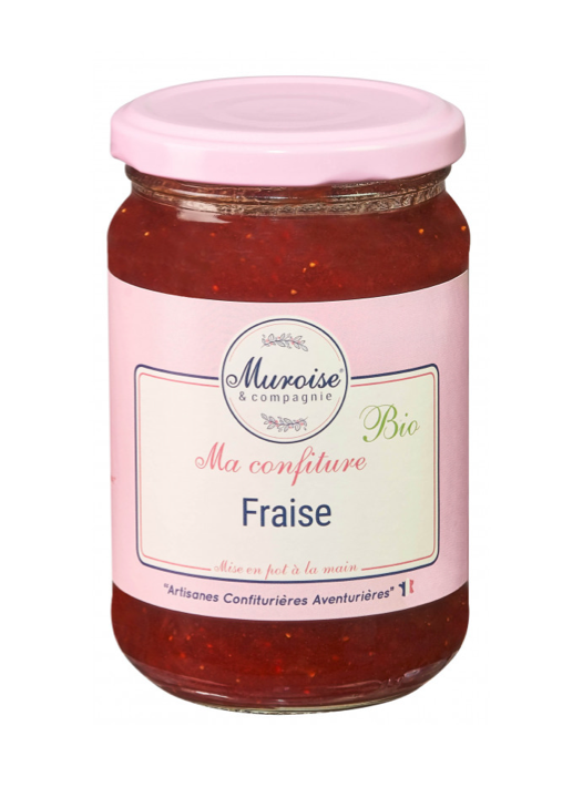 Confiture Fraise Bio 350g x6 Muroise & Compagnie