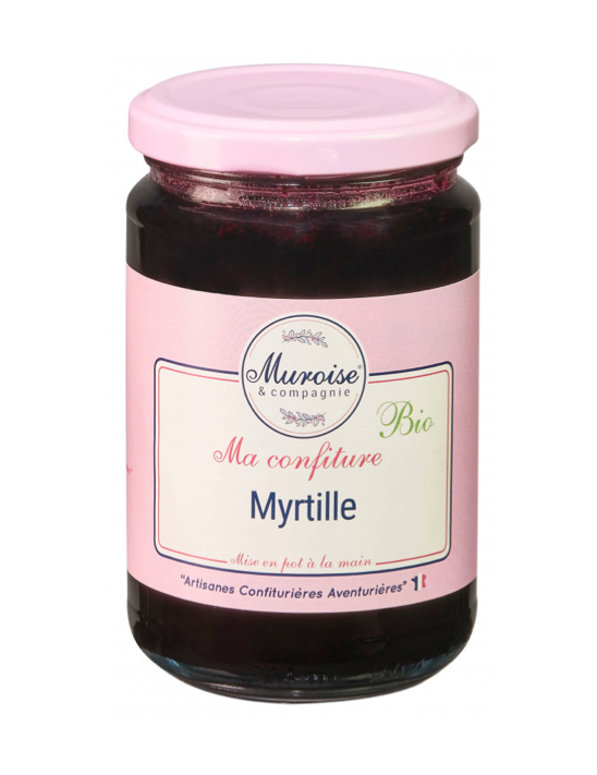 Confiture Myrtille Bio 350g x6 Muroise & Compagnie