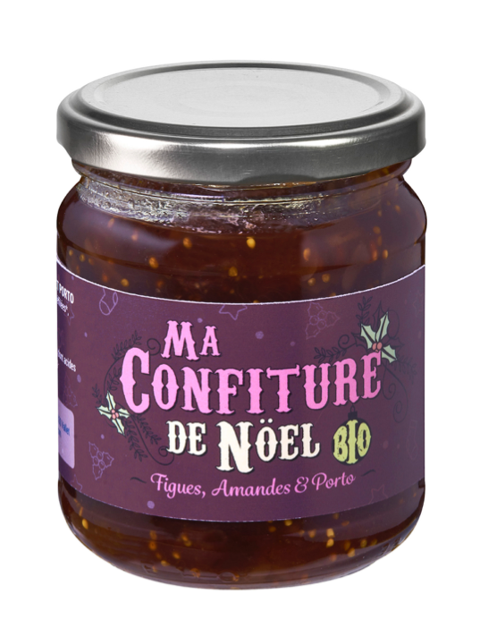 Confiture Noël Figues Bio 220g x12 Muroise & Compagnie