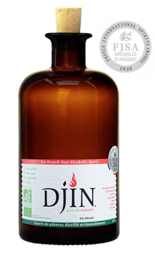 Spiritueux Gin Sans Alcool Passion Bio 50cl x6 Djin Spirits