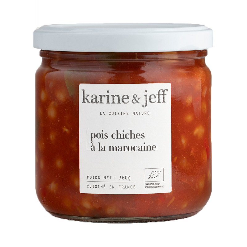 Pois Chiches à la Marocaine Bio 360g x6 Karine & Jeff