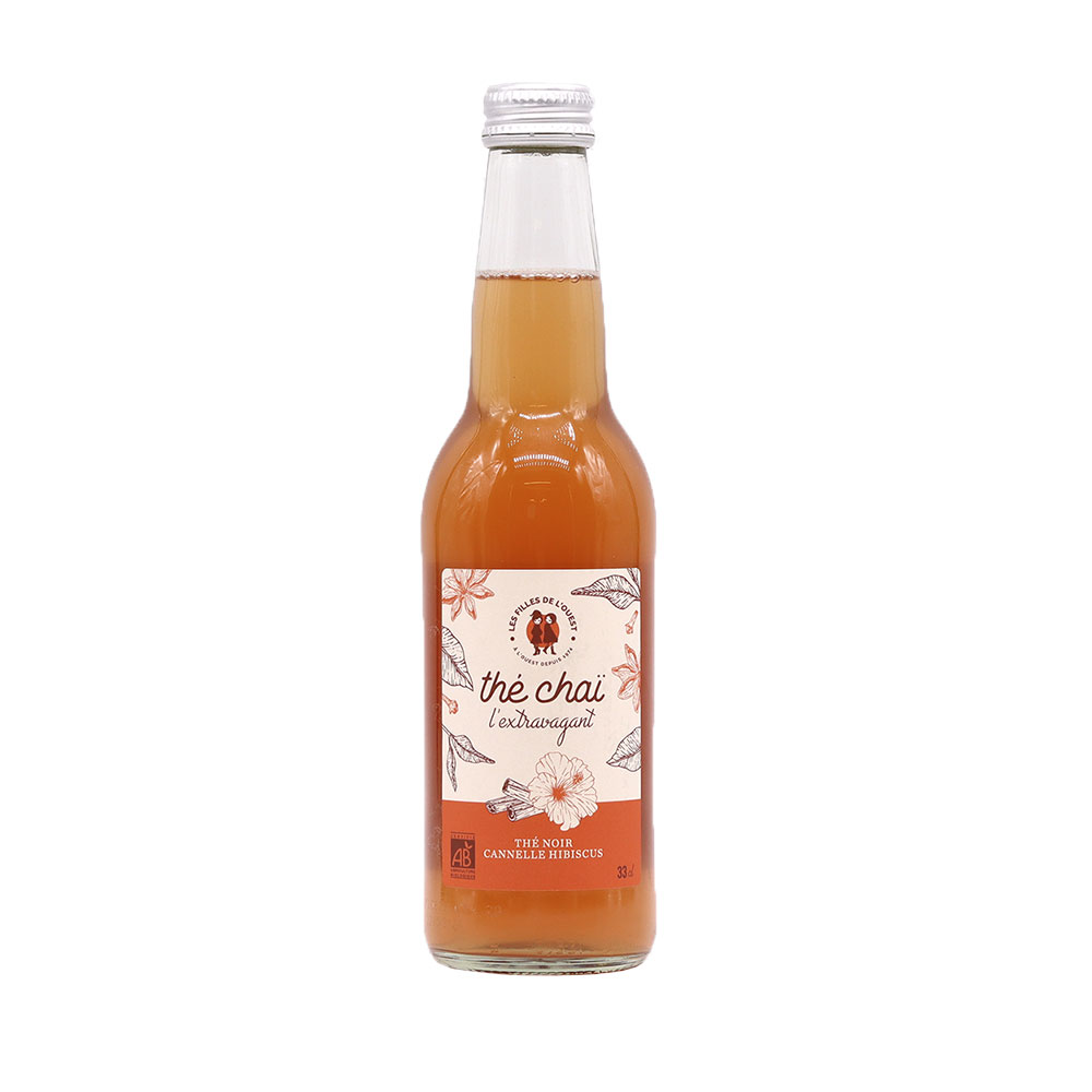 Thé glacé Chai l’Extravagant Bio 33cl x12 Les Filles de l’Ouest