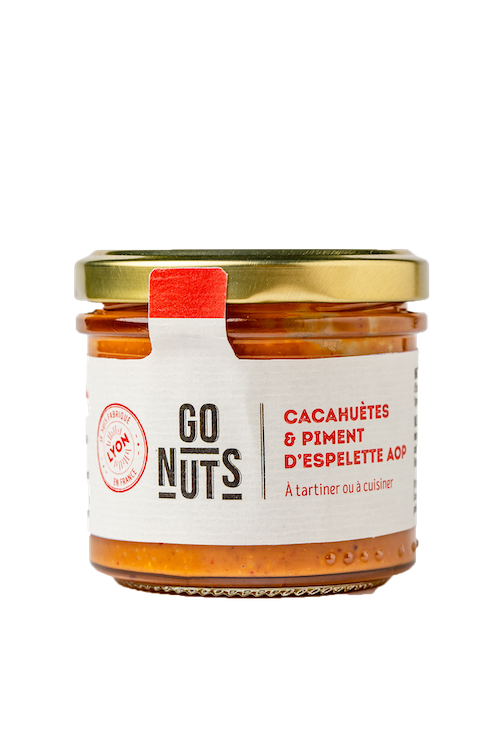 Tartinable Cacahuètes Piment d'Espelette Bio 100g x9 Go Nuts