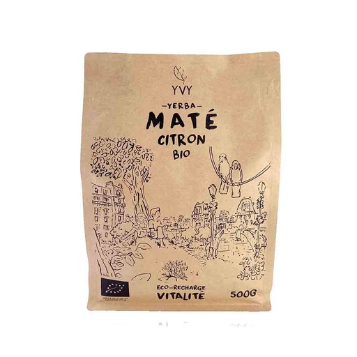 Maté Citron Bio 500g x4 YVY