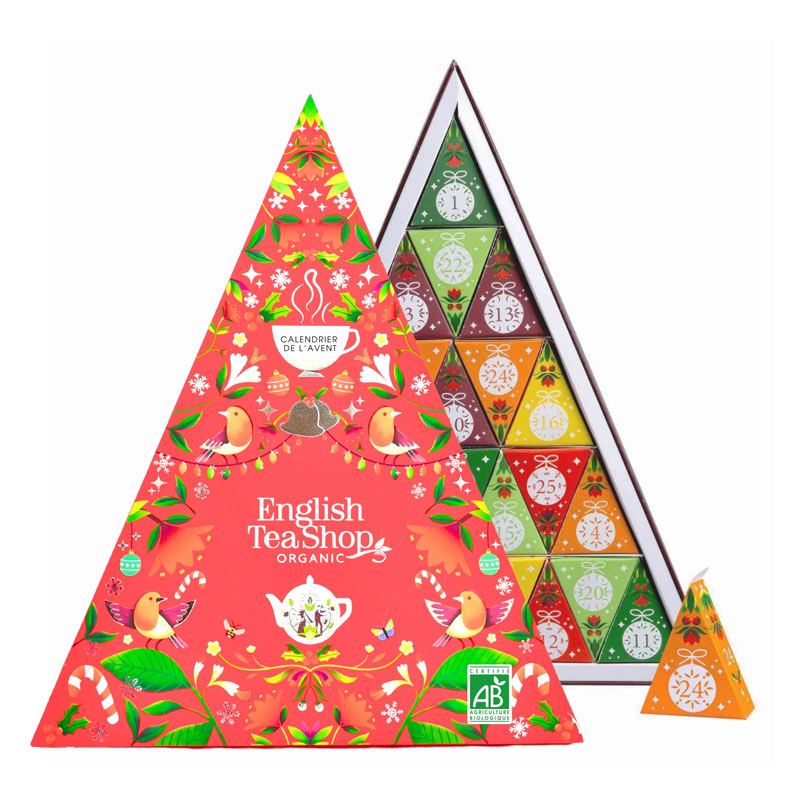 Calendrier de l’Avent Triangle Rouge Bio 25 sachets x6 ETS