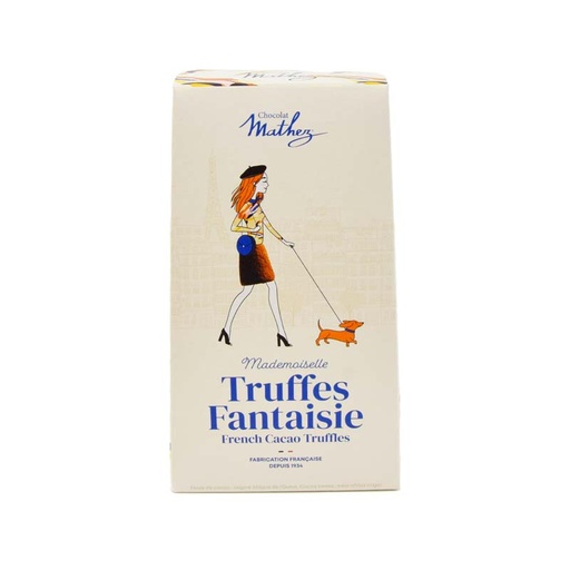 Truffes aux brisures de crêpes croustillantes Bio 100g x6 Mathez