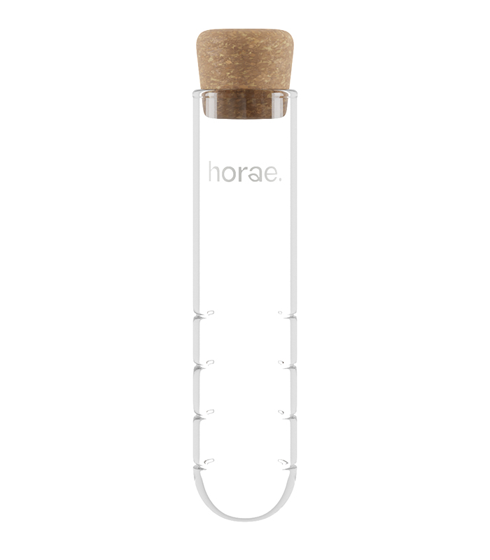 Infuseur transparent en verre soufflé x8 Horae