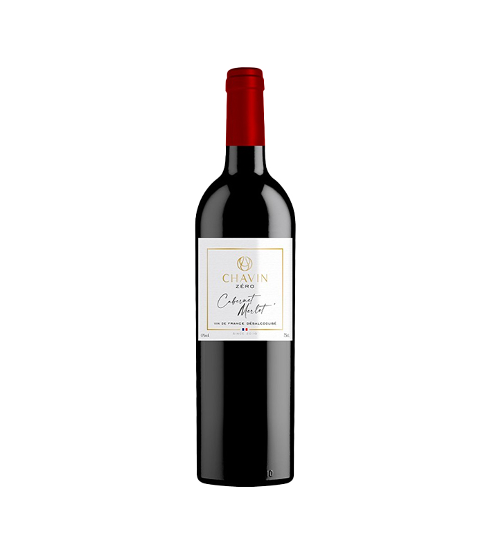 Vin de France désalcoolisé cabernet merlot 75cl x6 Chavin Zero