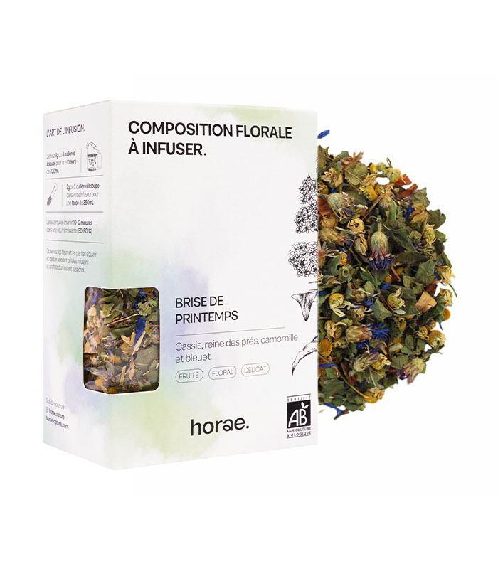 Composition florale à infuser - Brise de Printemps Bio 50g vrac x6 Horae