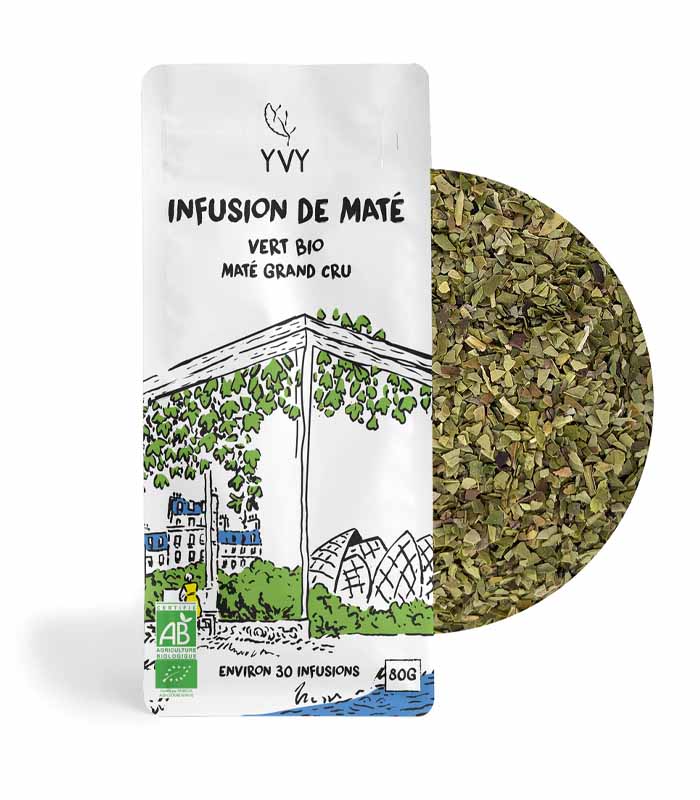 Infusion de Maté Vert Bio - Grand Cru 80g x9 Yvy Maté