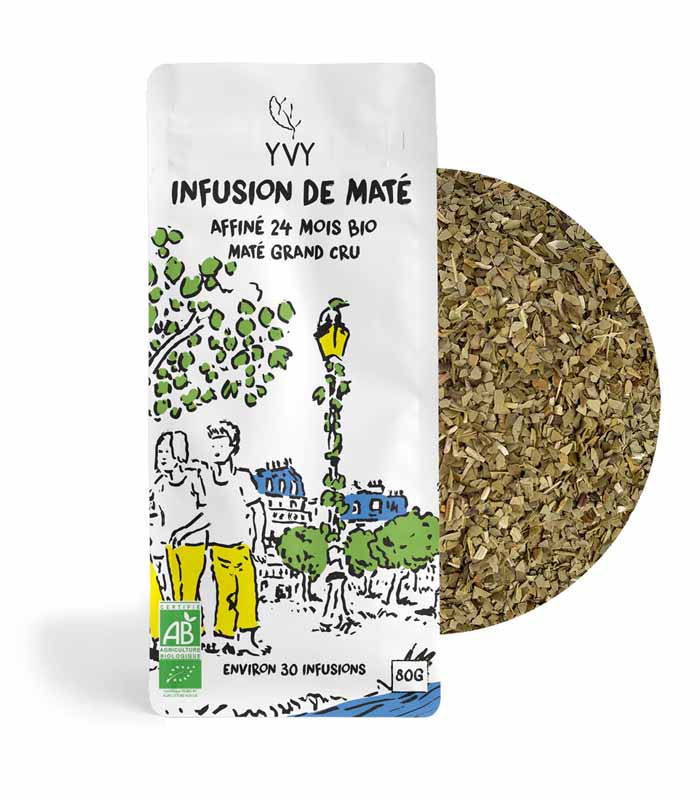 Infusion de Maté Affiné Bio - Grand Cru 80g x9 Yvy Maté