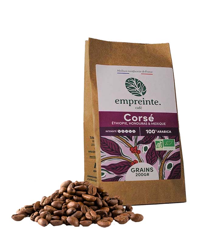 Café Corsé 200g GRAINS x6 Empreinte