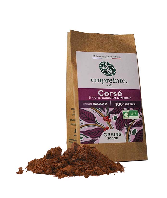 Café Corsé 200g MOULU x6 Empreinte