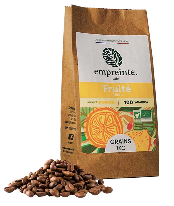 Café FRUITE 1Kg GRAINS x6 Empreinte