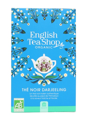 [40187] Thé Noir Darjeeling Bio 20 sachets x6 ETS