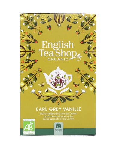 [57864] Earl Grey Vanille Bio 20 sachets x6 ETS