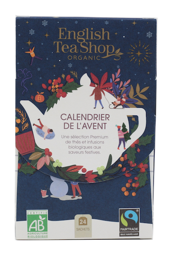 [61892] Calendrier l’Avent Mini Bleu Bio 24 sachets x6 ETS