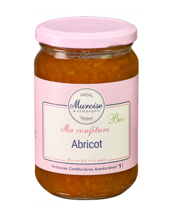 Confiture abricot bio Muroise & Compagnie pour épicerie fine