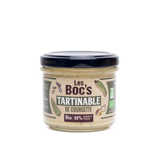 [90265] Tartinable de Courgette Bio 110g x6 Les Boc’s