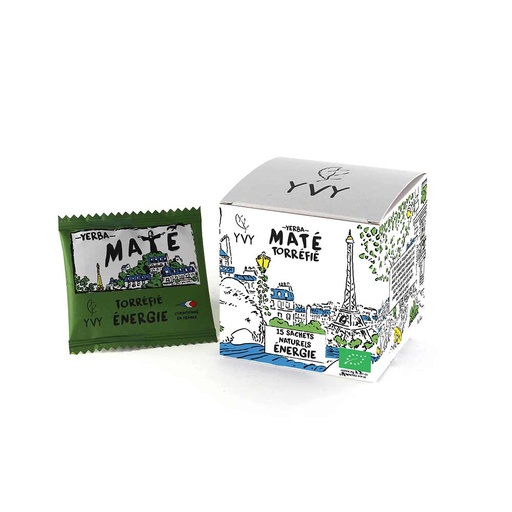 [76029] Maté Torréfié Bio 15 sachets x8 YVY