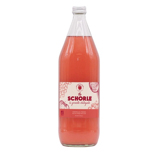 [75304] Schorle Groseille Chatoyante Bio 1L x6 Les Filles de l’Ouest