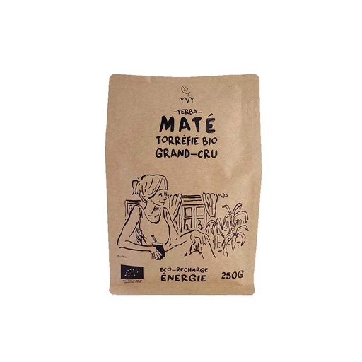 [76227] Maté Torréfié Grand Cru Bio 250g x4 YVY