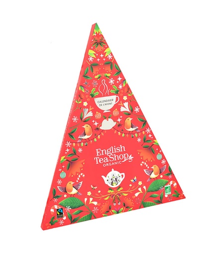 [65456] Calendrier de l’Avent Triangle Rouge Bio 25 sachets x6 ETS