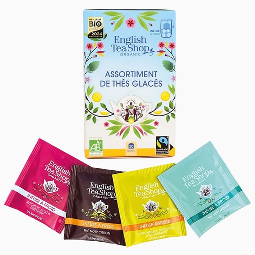 [65654] Assortiment de thés glacés Bio 20 sachets X6 ETS