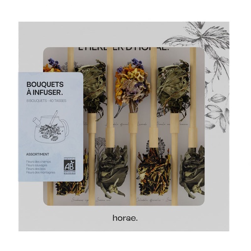 [50004] Coffret de 8 bouquets à infuser Bio x10 Horae