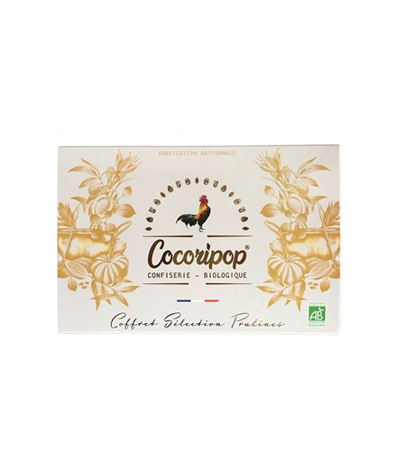 [87183] Coffret sélection pralines Bio x12 Cocoripop