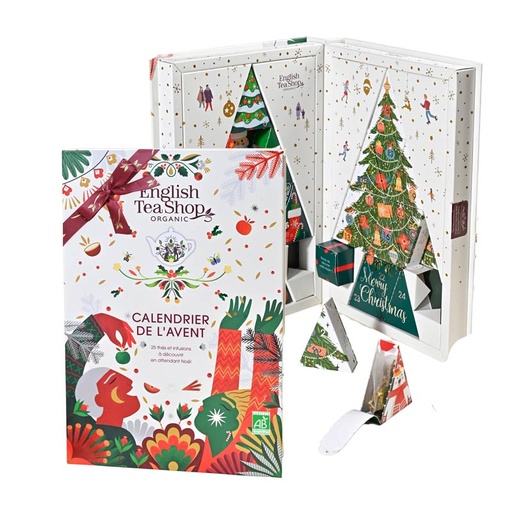 [67283] Calendrier de l'Avent Arbre de Noël Bio 25 sachets x6 ETS