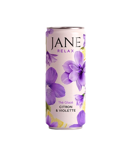 [22097] Thé Glacé Citron Violette CBD - Relax 25cl x24 Jane