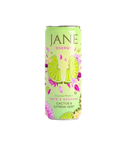 [22622] Boisson finement pétillante Citron Cactus - Energize 25cl x24 Jane