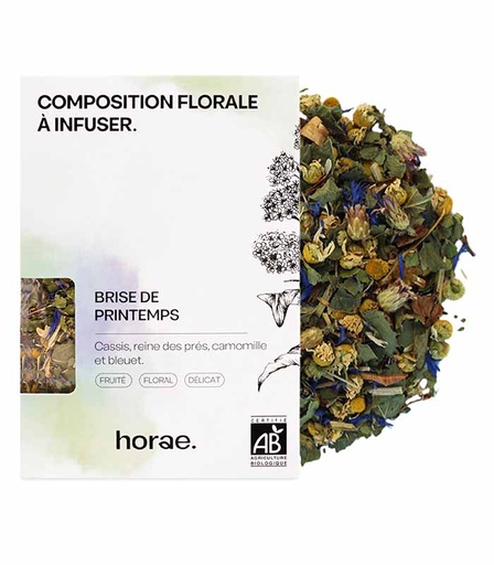 [50318] Composition florale à infuser - Brise de Printemps Bio 50g vrac x6 Horae