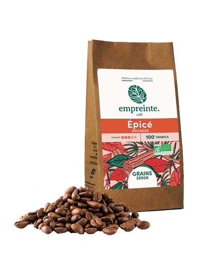 [15425] Café EPICE 200g GRAINS x6 Empreinte